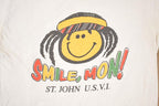 Vintage 1990s Smile Mon US Virgin Islands Souvenir Travel T-Shirt Youth M