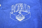 Vintage 1990s Kansas City Royals MLB Quarter Button T-Shirt / Made In USA / MLB Baseball / 90s Streetwear / Sportswear / Russell Athletics