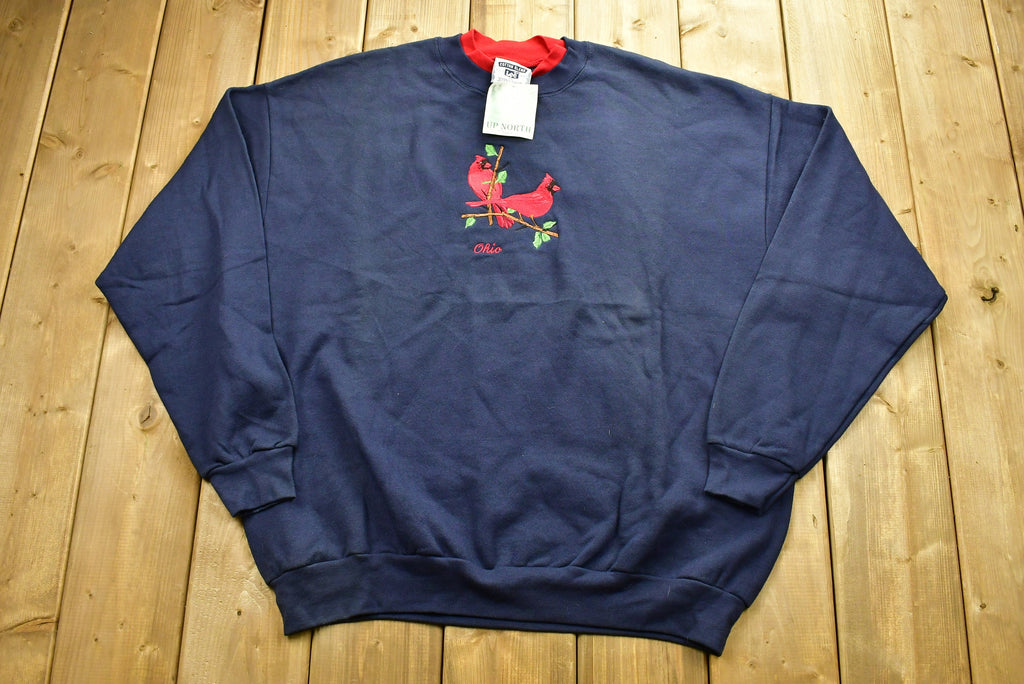 Vintage 90's Deadstock Ohio Cardinal Graphic Crewneck