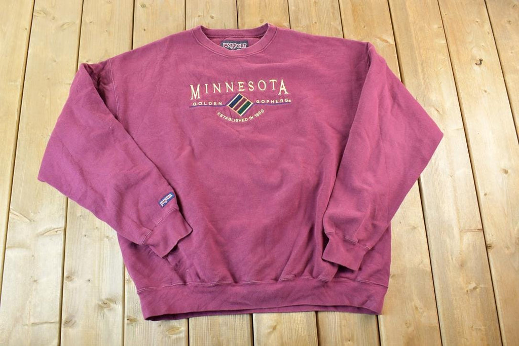 Vintage 1990s Minnesota Golden Gophers Jansport University Collegiate Crewneck