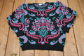 Vintage 1990s Evian LTD Abstract Knitted Sweater