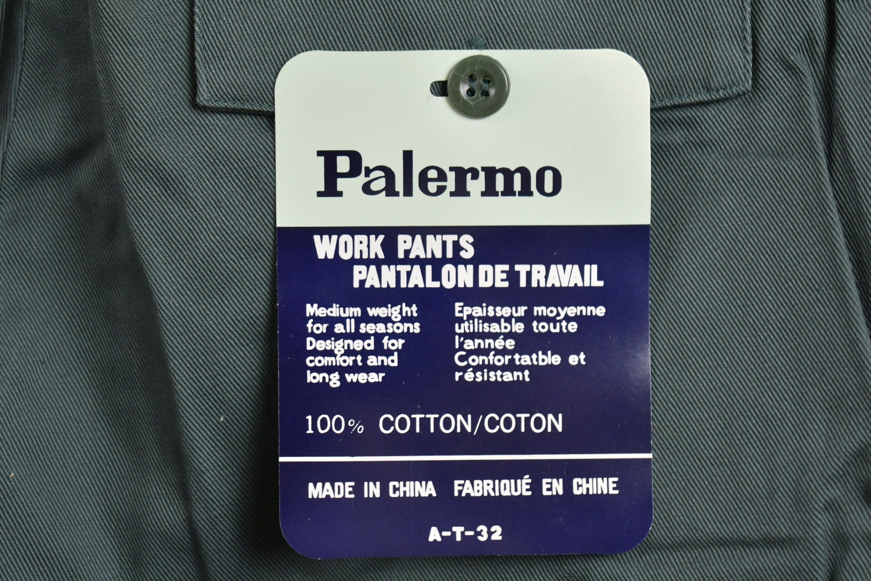 Deadstock Vintage 1980s Palermo Pleated Trousers Size 29 x 29.5