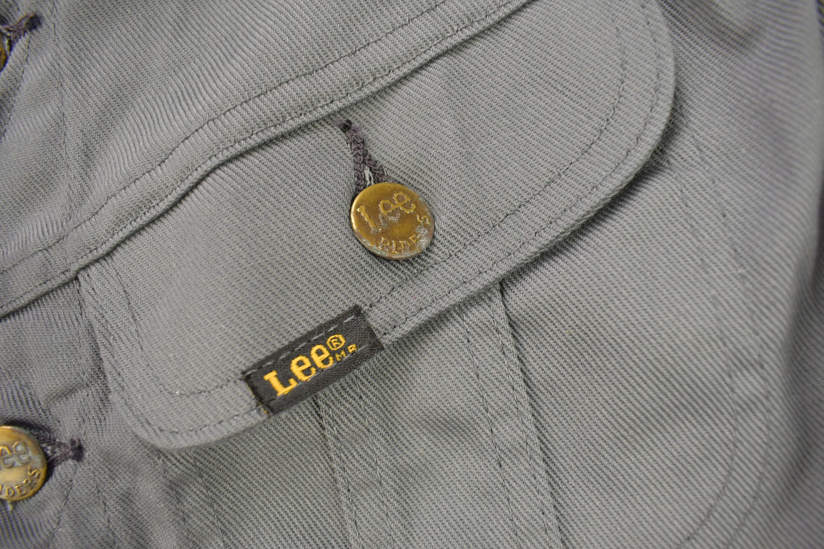 Vintage 1970s Lee Riders Denim Jean Jacket / Vintage Denim / Streetwear / Fall Jacket / Trucker Jacket / Made In USA / Button Up Jacket