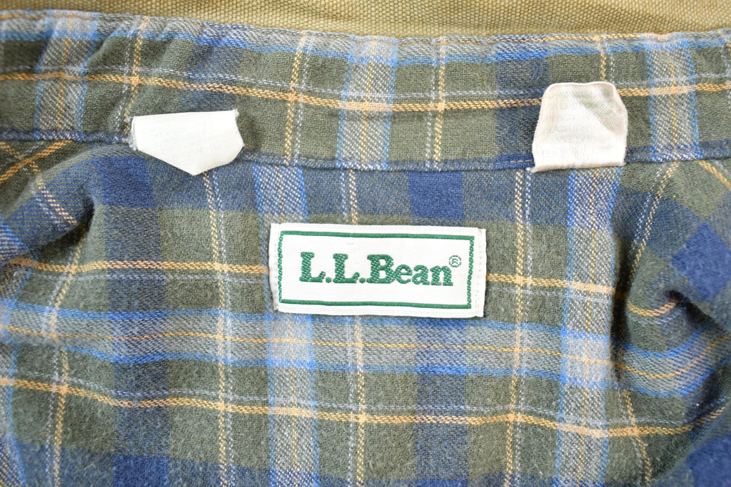 Vintage 1990s Distressed LL Bean Blanket Lined Jacket Made In USA