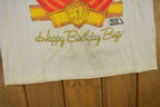 Vintage 1990 Bugs Bunny Birthday Looney Tunes Cartoon Promo T-Shirt