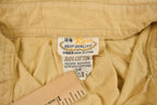 Vintage 1990s Mustard Blank Button Up Shirt