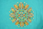 Vintage 1990s Abstract Butterfly Collared Sweatshirt