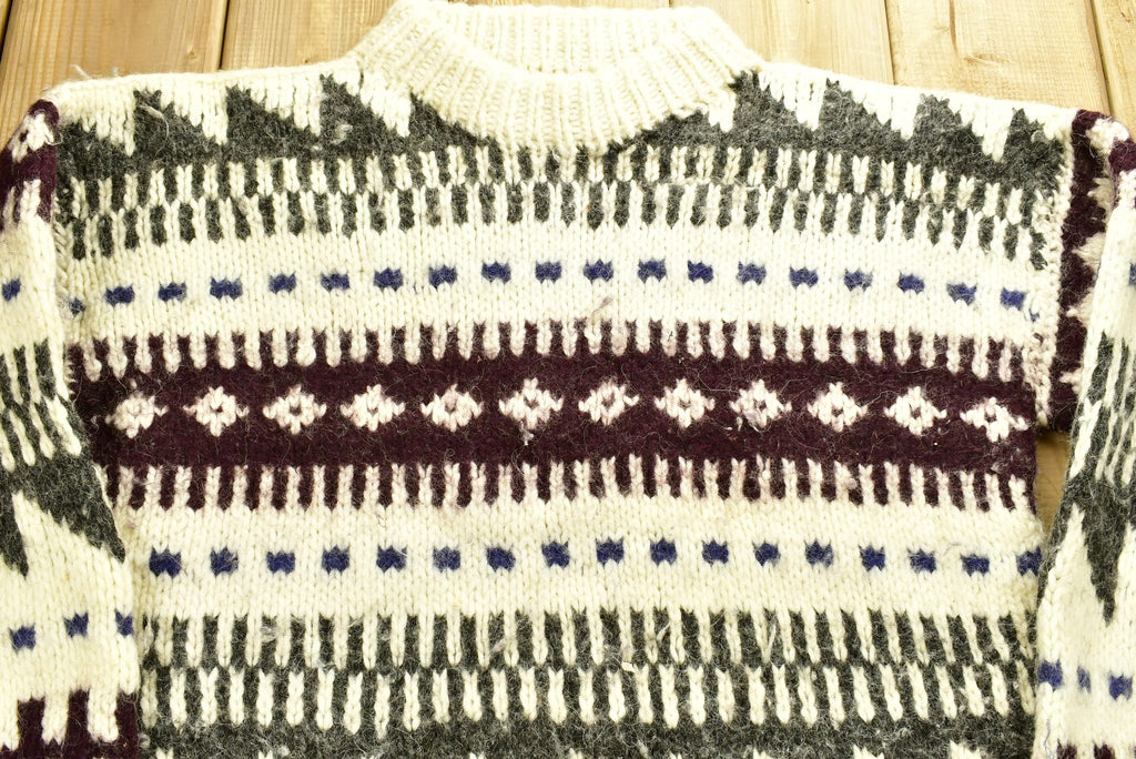 Vintage 1990's Abstract Knitted Sweater