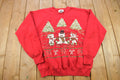 Vintage 1990s Teddy Bear Christmas Sweater