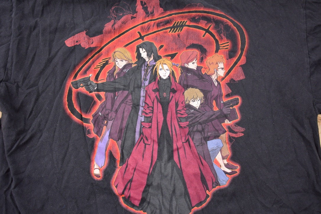 Vintage 2003 Witch Hunter Robin Anime Promo T-Shirt
