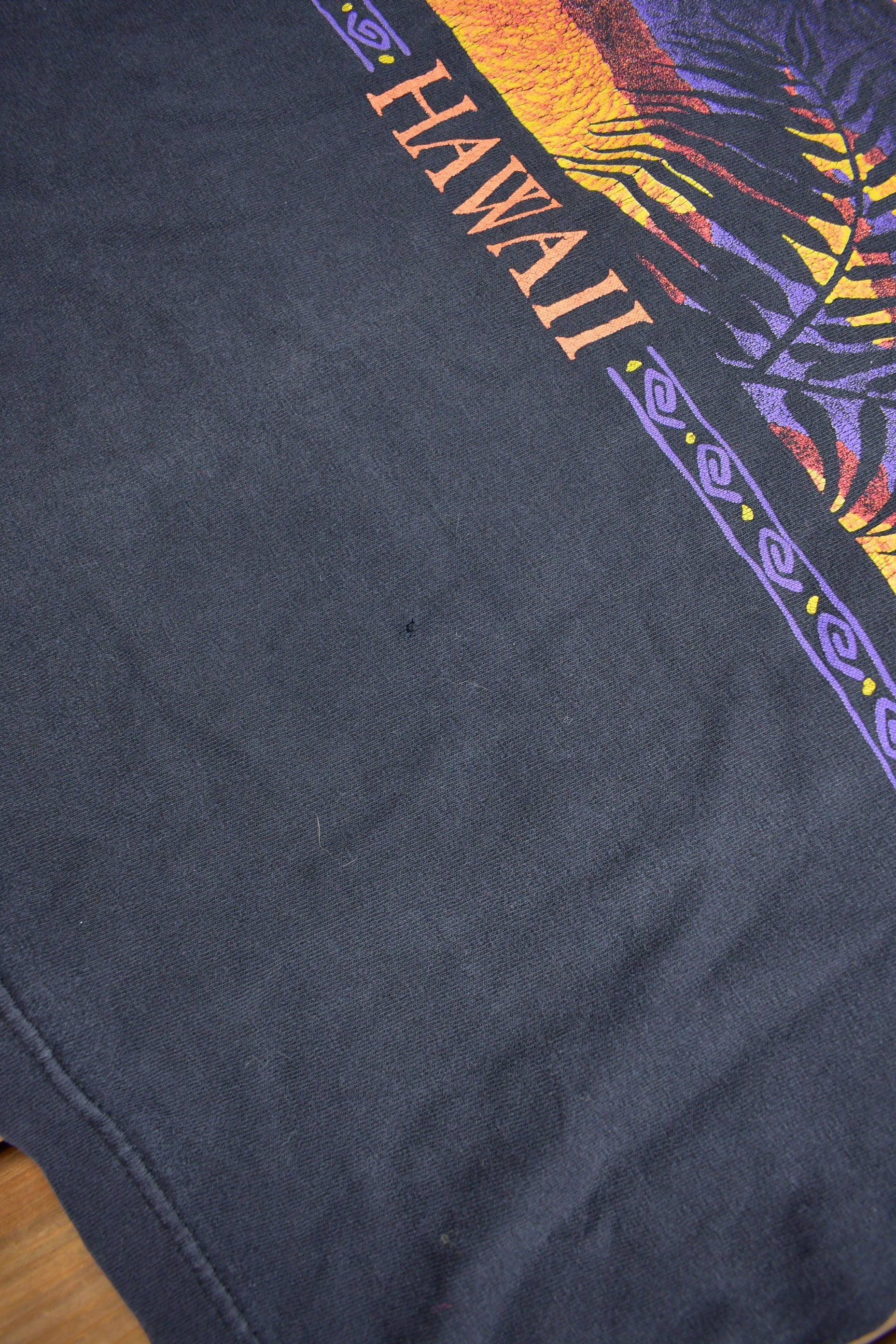 Vintage 1990s Hawaii Volcano Graphic Souvenir T Shirt