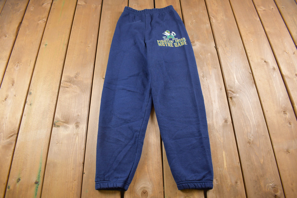 Vintage 1990's Notre Dame Fighting Irish Sweatpants 22-24 x 25