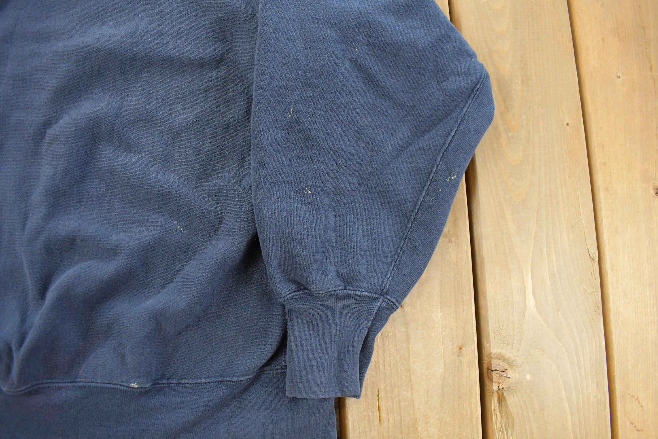 Vintage 1990s Champion Reverse Weave Blank Sweatshirt Men's Large
