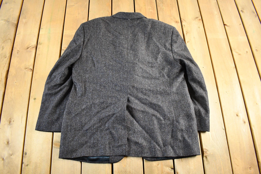 Vintage 1980s English & Scotch Mens Tailors Wool Blazer Jacket Men's Large