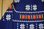 Vintage 1980s Fir JC Penney Knit Abstract Pattern Crewneck Sweater Mens Large