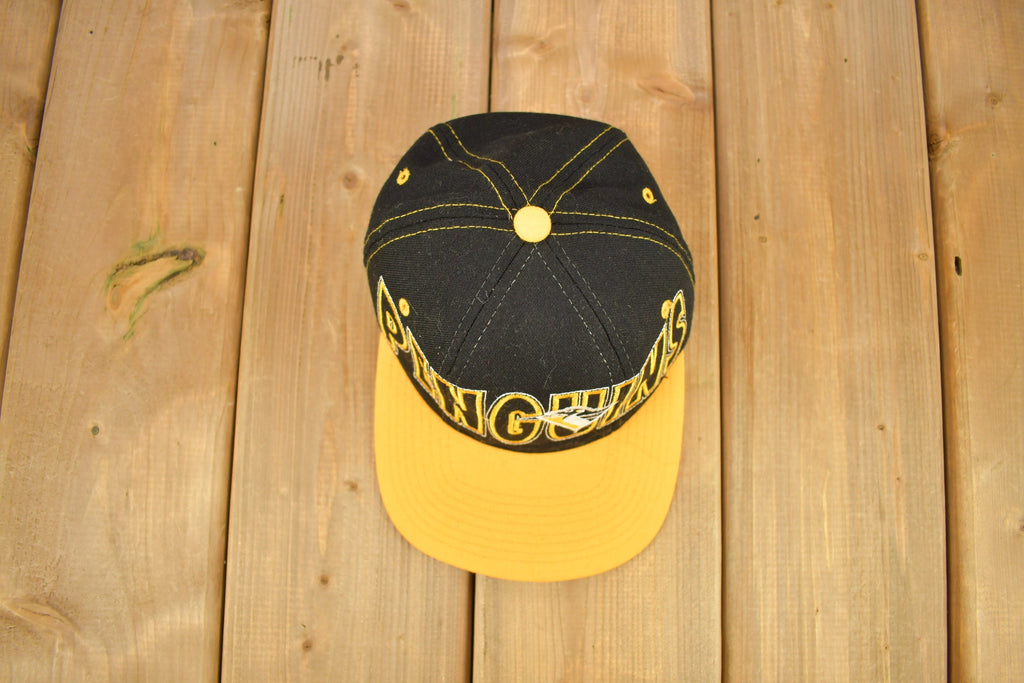 Vintage 1990s Pittsburgh Penguins NHL Fitted Starter Hat