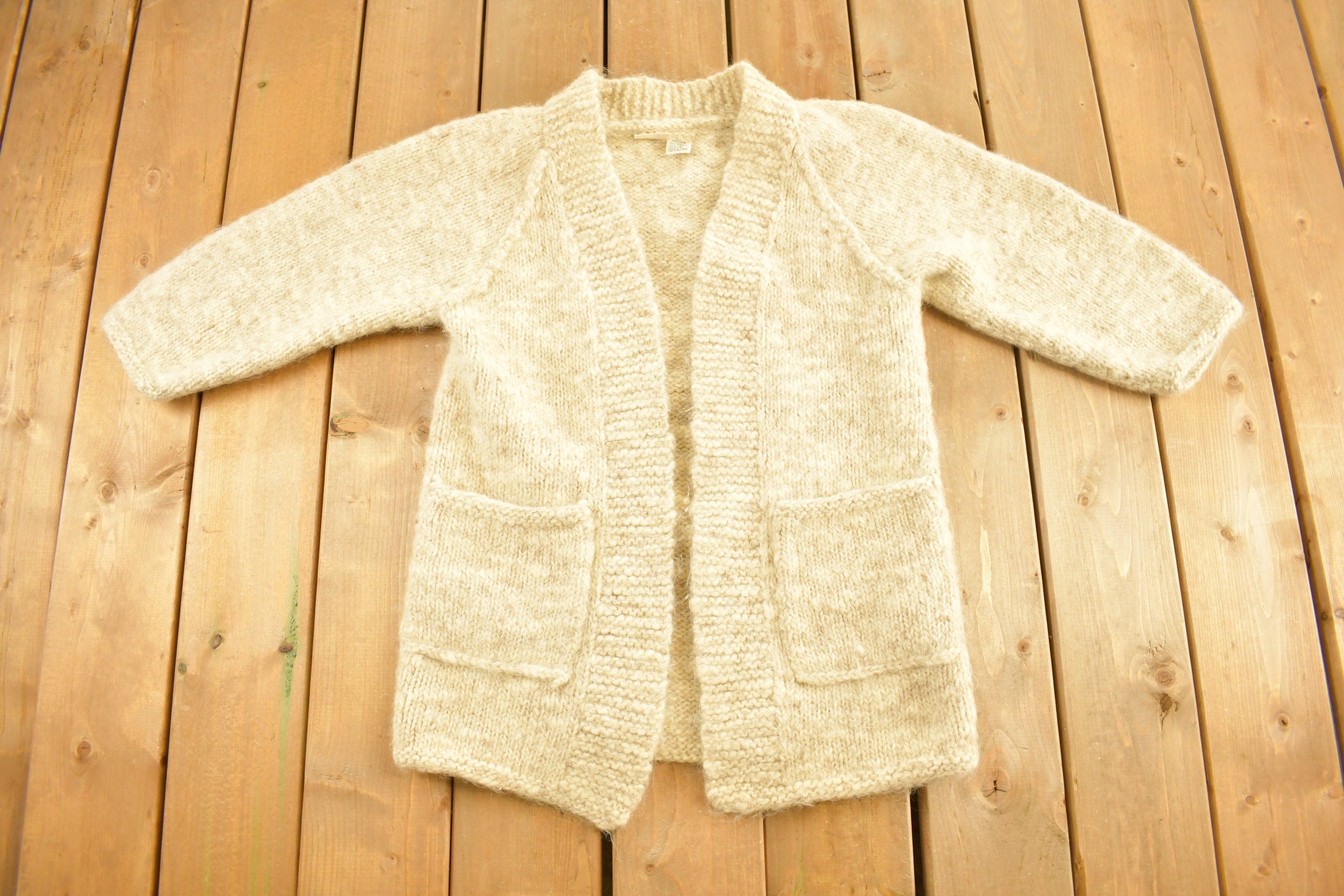Vintage 1990s Liz Claiborne Wool Cardigan Sweater