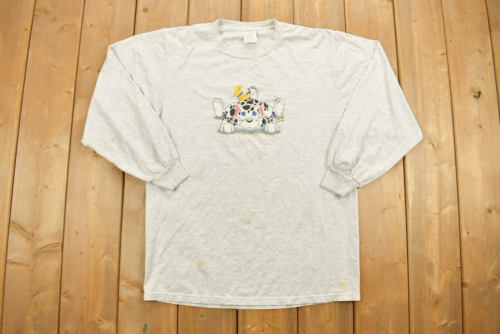1990s Dog Graphic Long Sleeve
