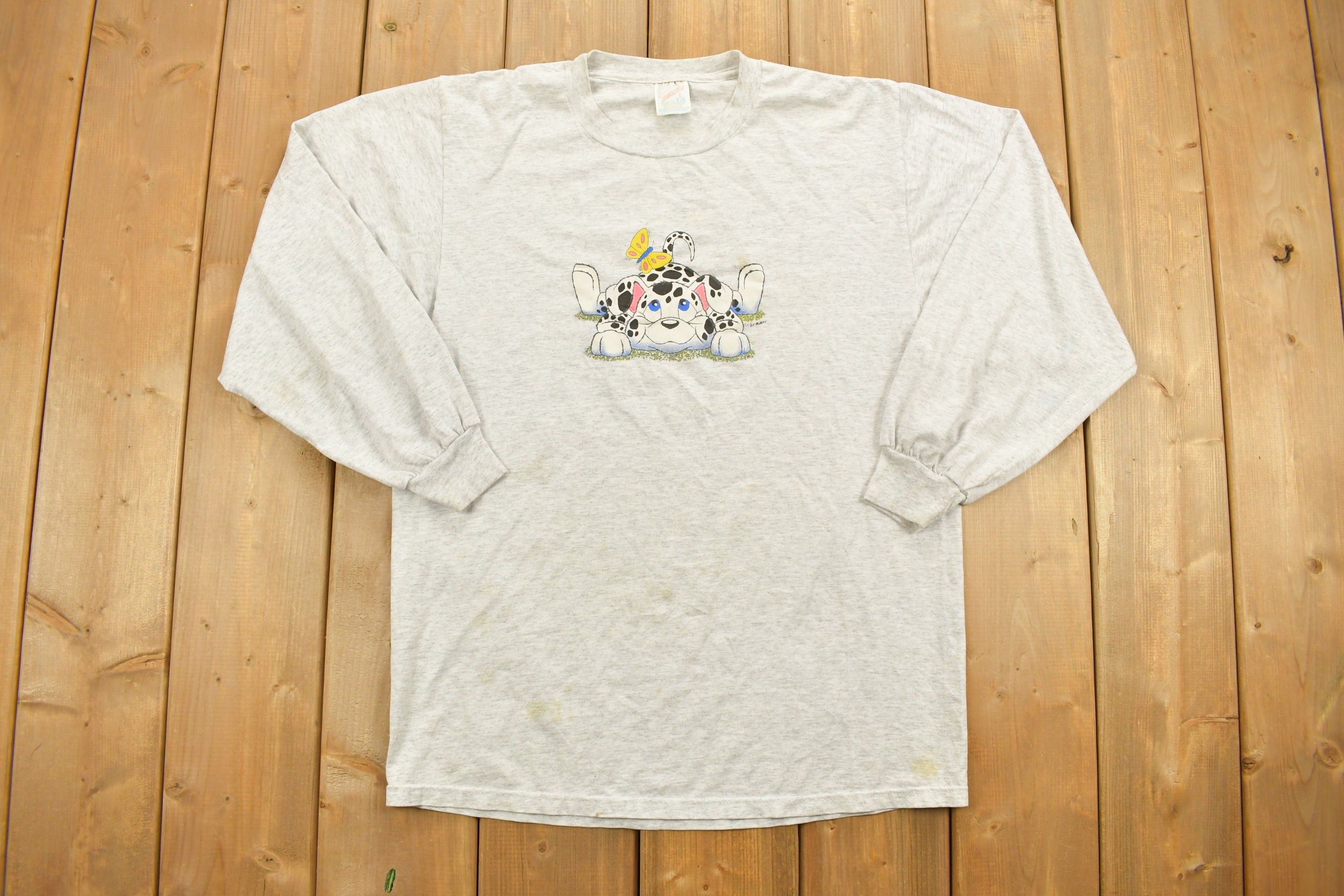 1990s Dog Graphic Long Sleeve