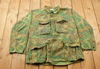 Vintage Military Button Up Shirt
