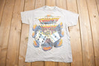 Vintage 1985 Thunder Seven By Triumph World Tour Band T-shirt