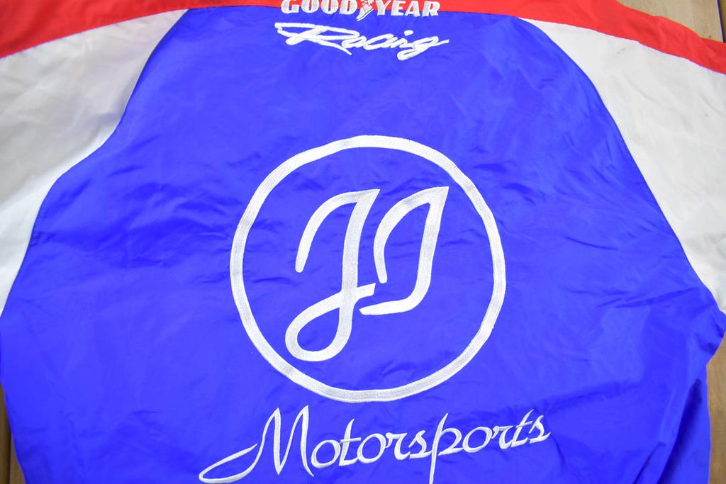 Vintage 1990s GOODYEAR Johnson Industries Motorsports Embroidered Racing Jacket