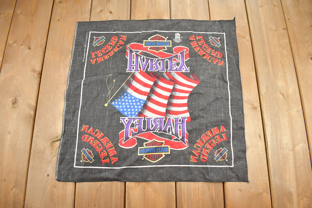 Vintage 1990s Harley Davidson American Legend Bandana