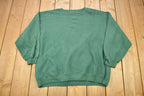 Vintage 1990s Blank Green Crewneck Sweatshirt