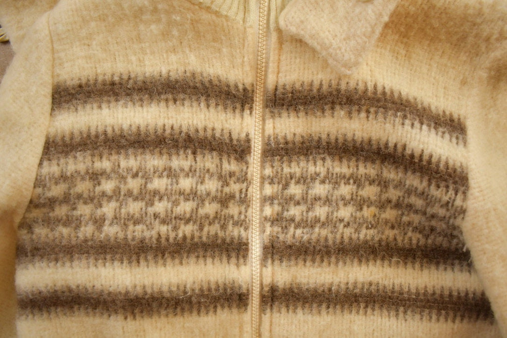 Vintage 1970s Sherpa Wool Jacket