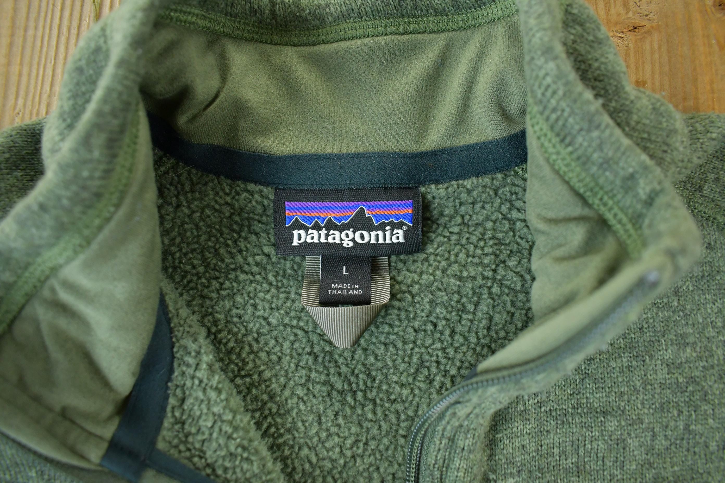 Vintage 2000s Patagonia Quarter Zip Fleece Sweater Men's Large
