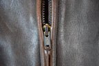 Vintage 1940s Bee Jay Leather Fringe Buckskin Riding Jacket Made In USA