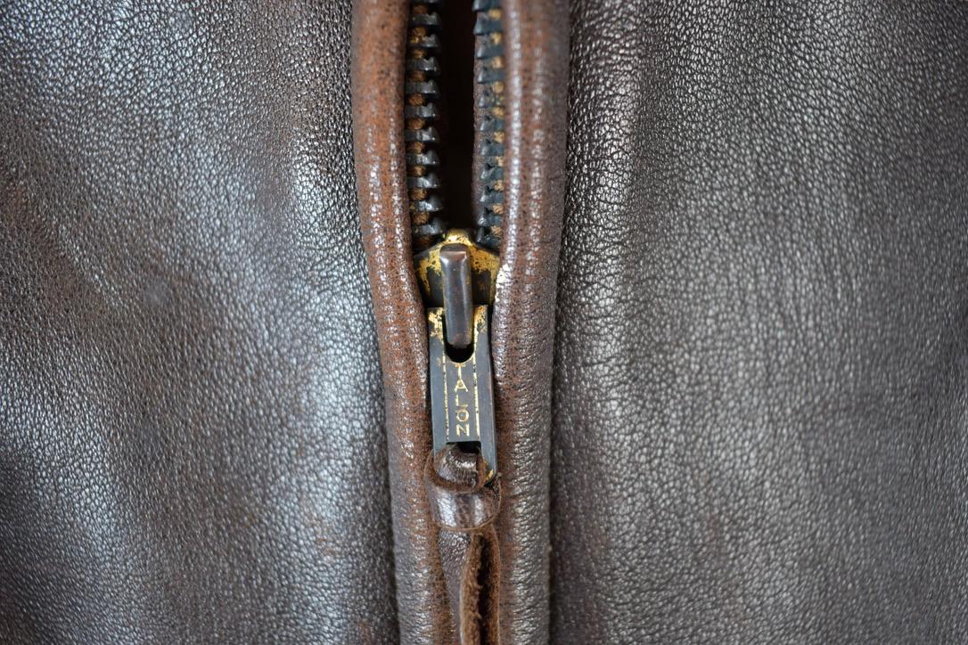 Vintage 1940s Bee Jay Leather Fringe Buckskin Riding Jacket Made In USA