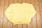 Vintage 1990s Rainbow Row Charleston SC Graphic Print Crewneck Sweatshirt Mens L