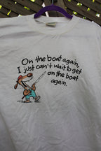 Vintage 1990s Fishing Theme T-Shirt
