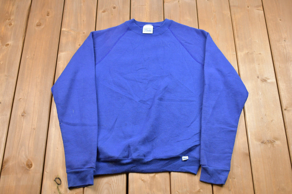 Vintage 1990s Blank Raglan Crewneck Sweatshirt