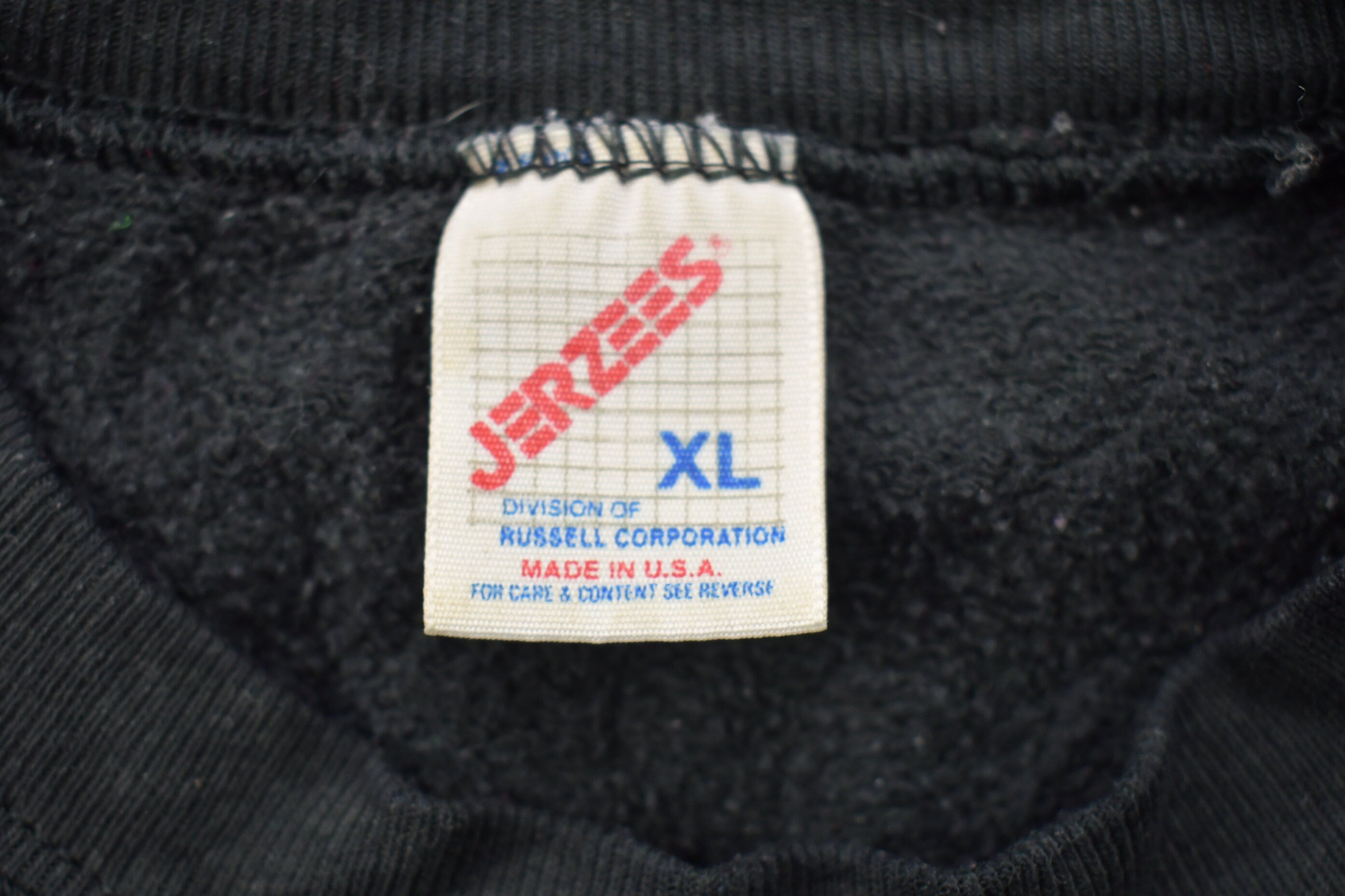 Vintage 1990s Jerzees Eagle Crewneck Sweatshirt  Made in USA  Distressed  90s Crewneck  Athleisure  Streetwear  American Vintage
