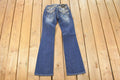 Vintage Deadstock Y2K Miss Me Bedazzled Low Rise Jeans Women's Size 26x31