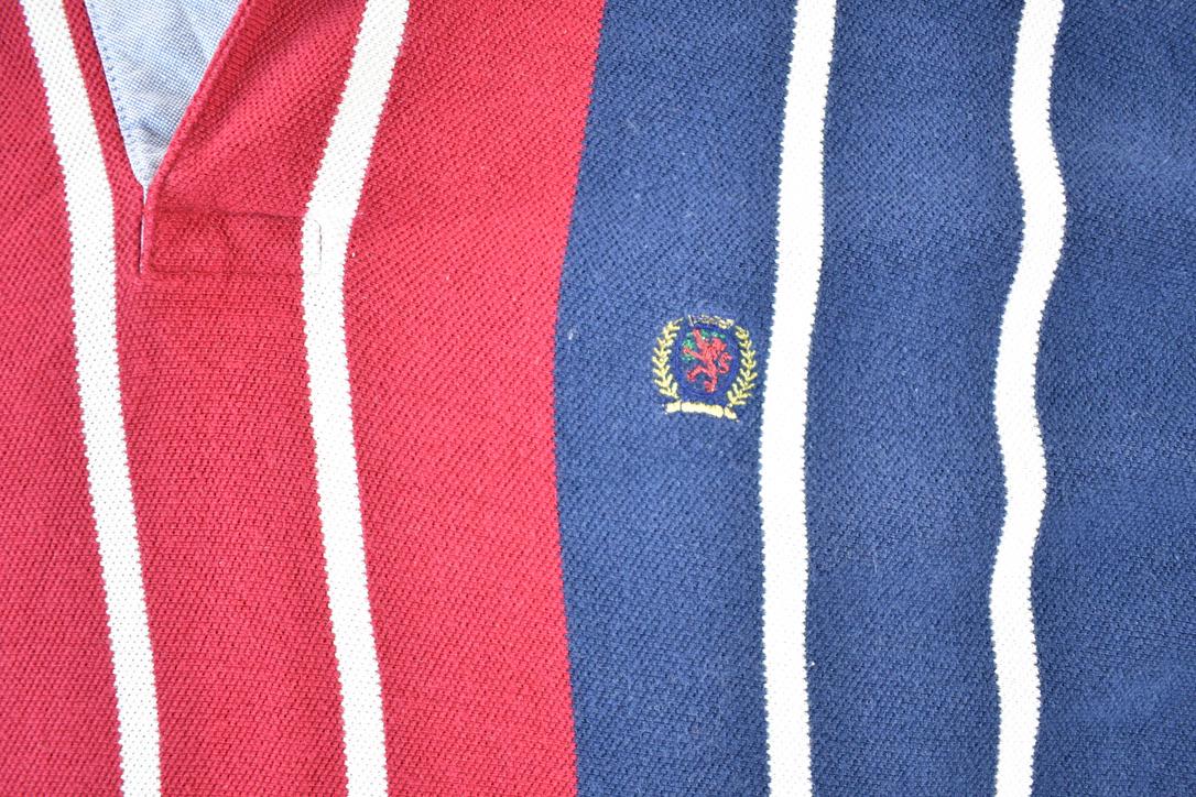 Vintage 1990s Tommy Hilfiger Quarter Button Up Polo Style Shirt