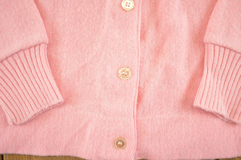 Vintage 1970s Grand Cypress Abstract Knit Cardigan Sweater Womens S