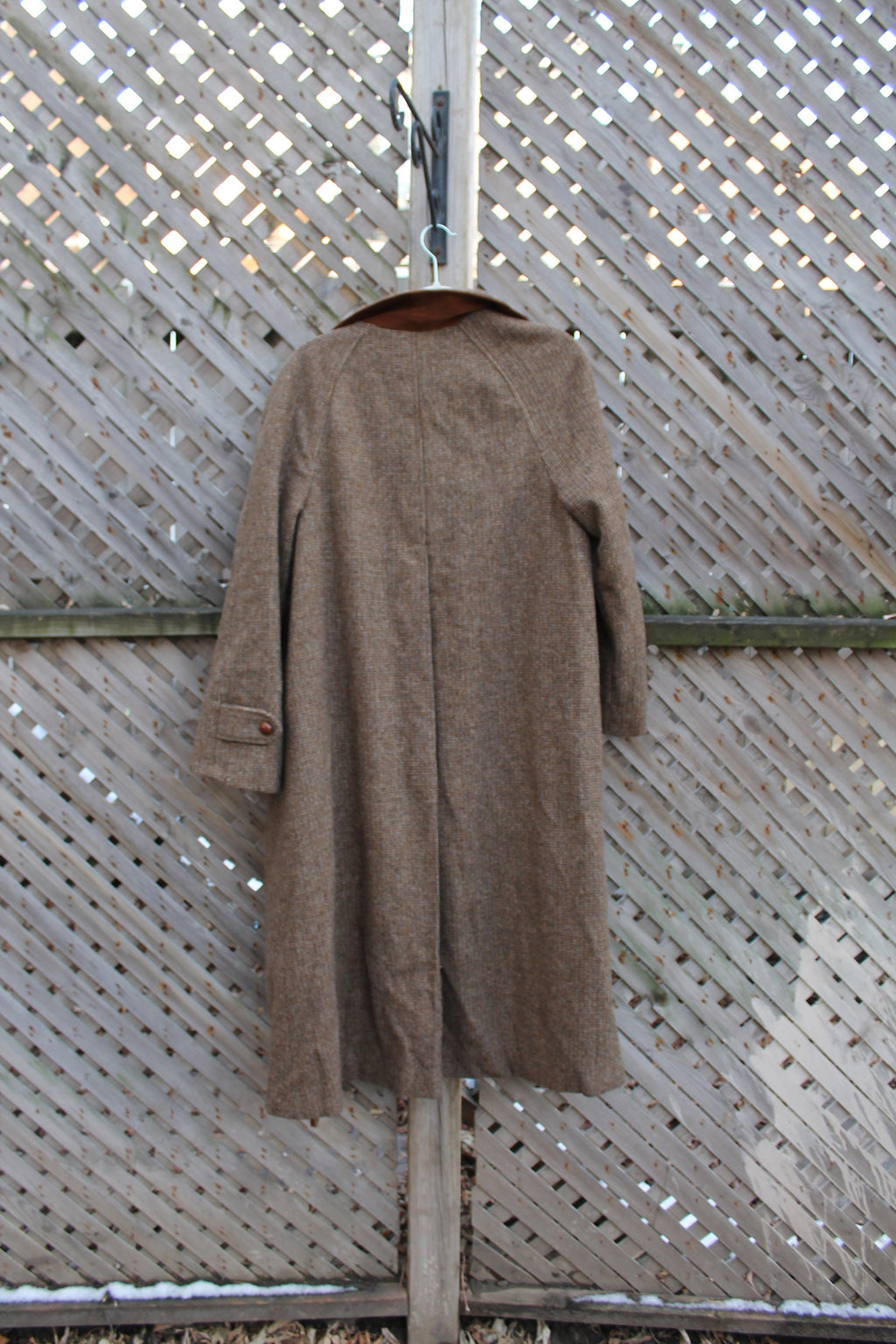 Vintage 1960s Hyde Park Pure Wool Full Length Jacket