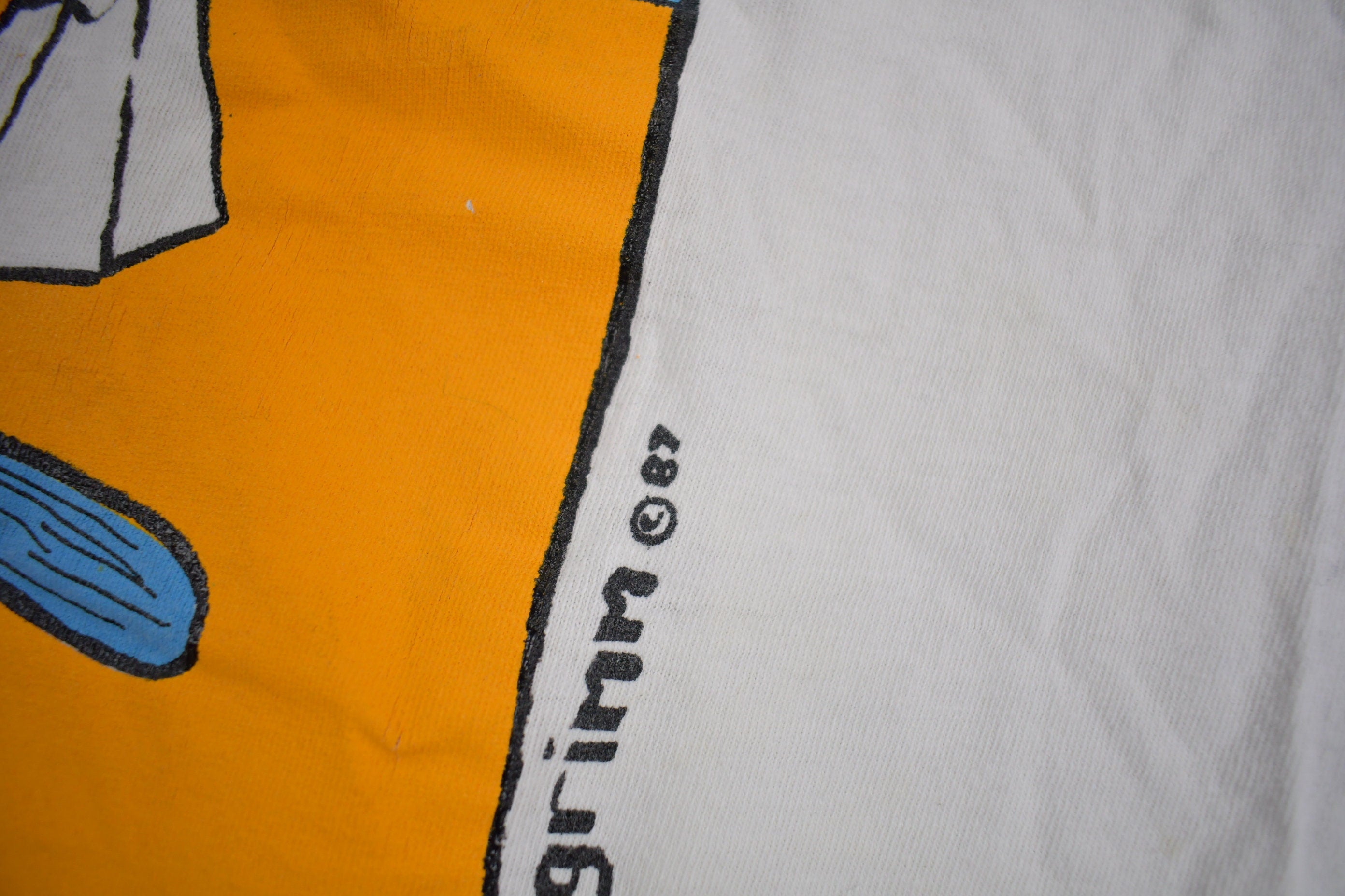 Vintage 1987 " A Salt With A Deadly Weapon" Funny Graphic T Shirt