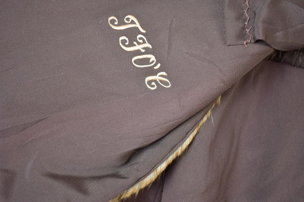 Vintage 1980s Brown Mink Fur Coat