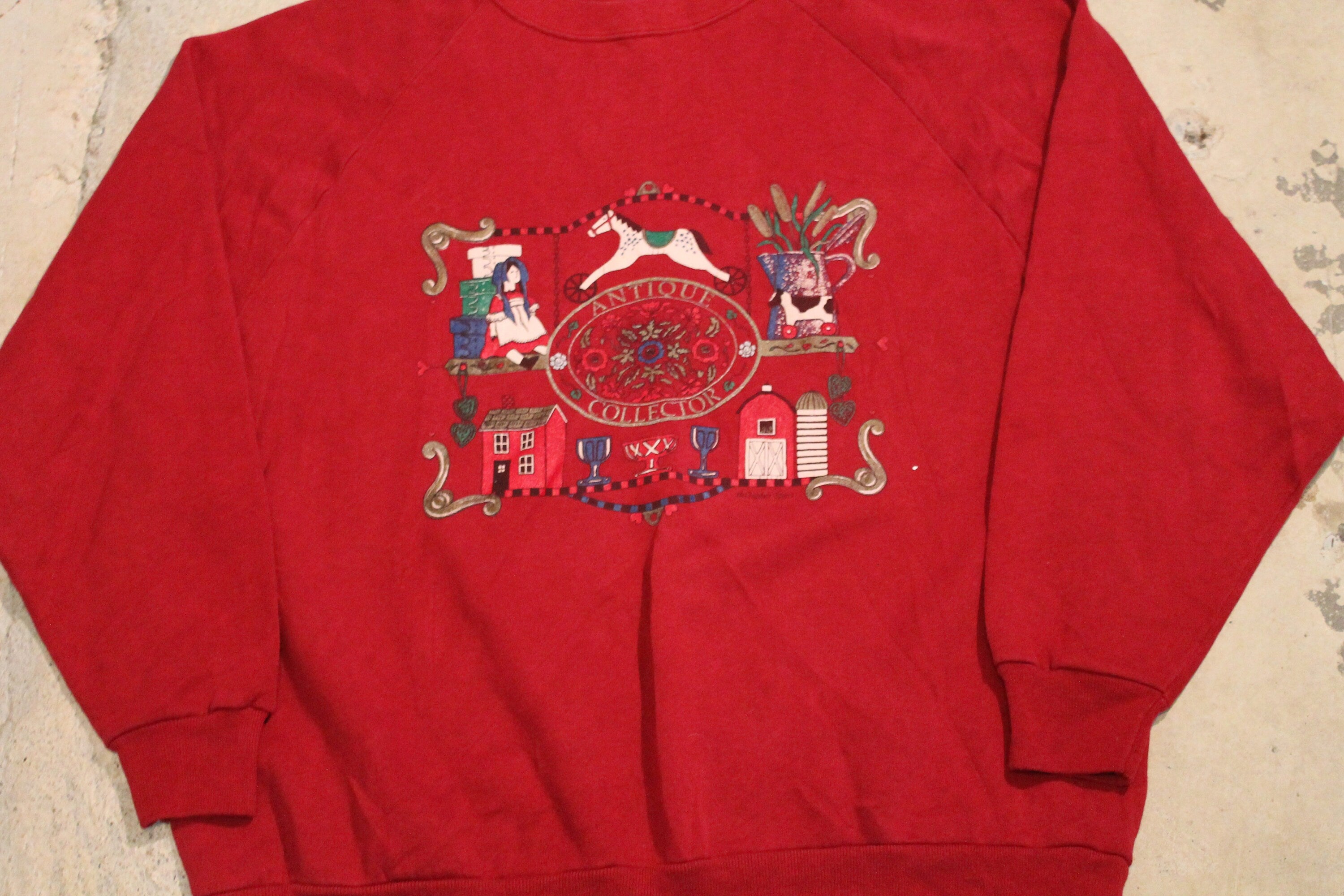 Vintage Antique Collection Graphic Crewneck Sweater