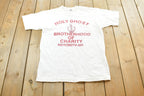 Vintage 1990s Holy Ghost Brotherhood of Charity Massachusetts T-Shirt Mens L  Single Stitch  Made In USA  90s Graphic Tee  Religious