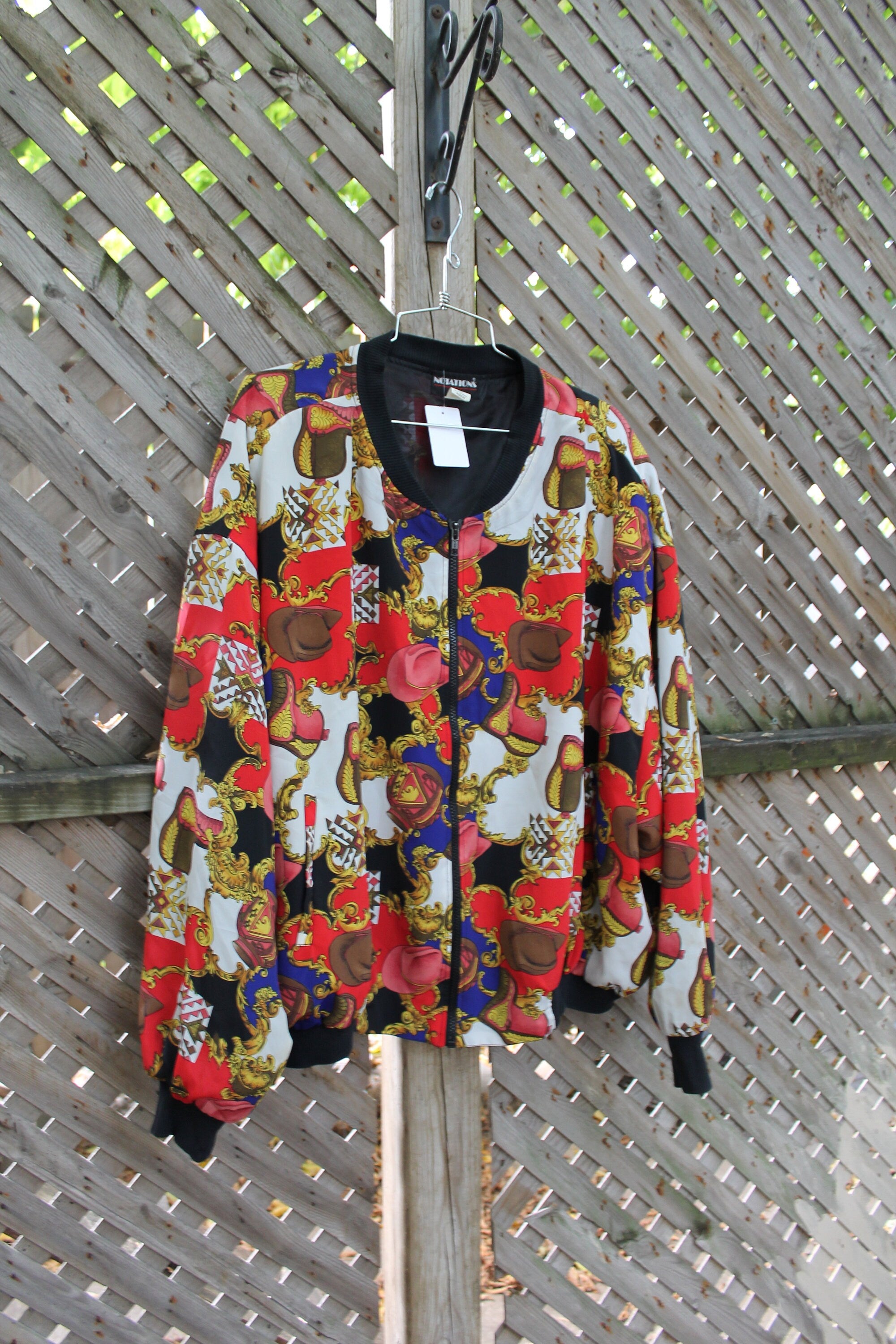 Vintage 1990s All Over Print Windbreaker