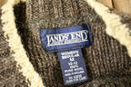Vintage 1990s Pure Wool Cable Knitted Crewneck Sweater
