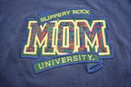Vintage 1990s Slippery Rock Mom University Embroidered Crewneck Sweatshirt Made In USA