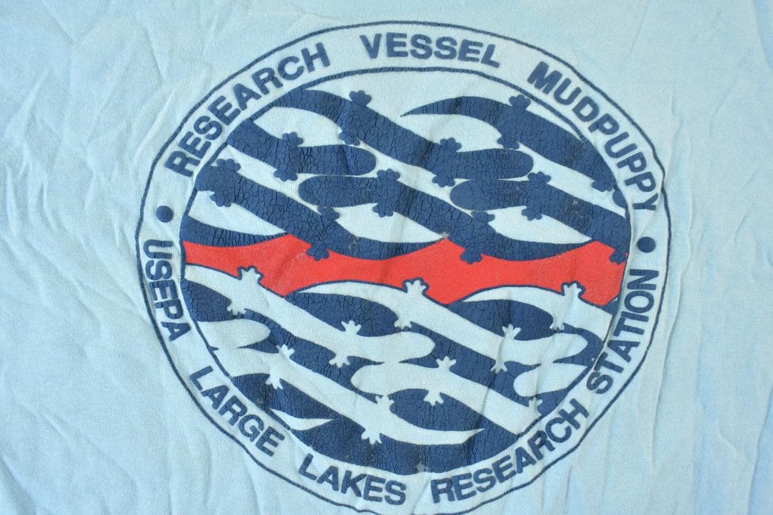 Vintage 1980s USEPA Large Lakes research Station Single Stitch T-Shirt