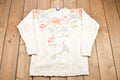 Vintage 1990s Erika Floral Print Knitted Sweater