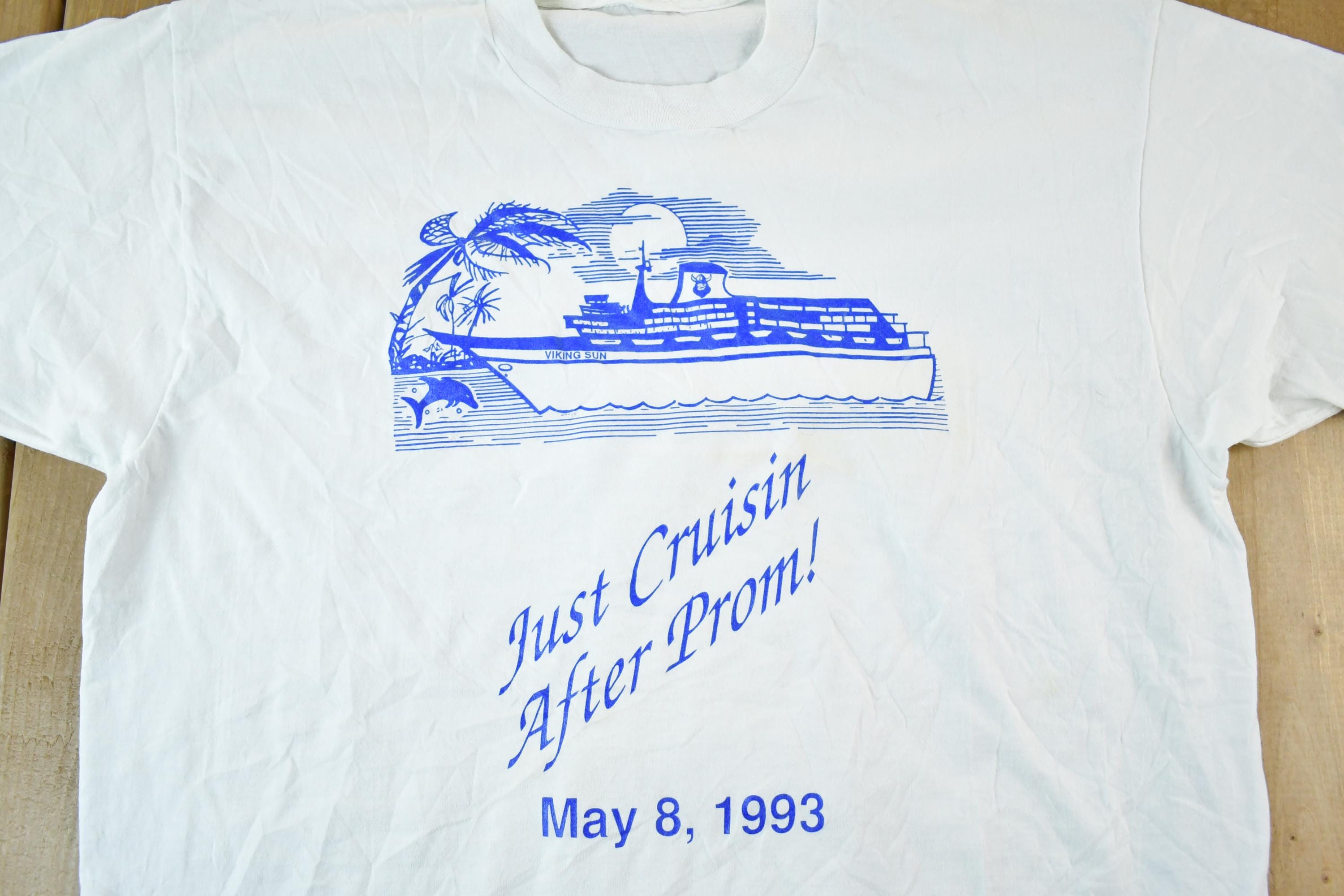 Vintage 1993 Just Cruisin After Prom Souvenir T-Shirt Mens M
